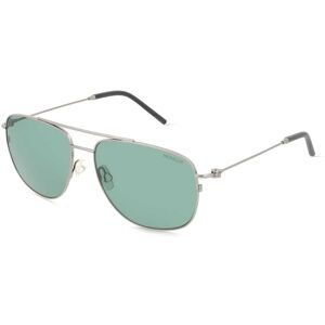 Luxottica Fashion Brillen Vertriebs GmbH Moncler ME4004 Unisex-Sonnenbrille Vollrand Pilot Metall-Gestell, Grau