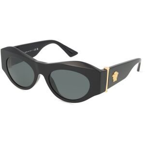 Luxottica Fashion Brillen Vertriebs GmbH Versace VE4477U Damen-Sonnenbrille Vollrand Geometrisch Acetat-Gestell, Schwarz