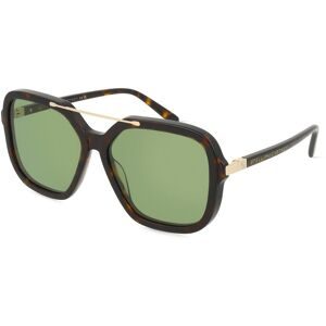 Thélios Stella McCartney SC40072I Unisex-Sonnenbrille Vollrand Quadratisch Kunststoff-Gestell, Havanna