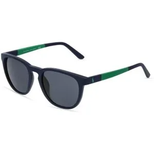 Luxottica Fashion Brillen Vertriebs GmbH Polo by Ralph Lauren PH4182U Herren-Sonnenbrille Vollrand Panto Kunststoff-Gestell, Blau