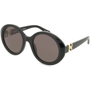 Kering Eyewear Spa Chloé CH0332S Damen-Sonnenbrille Vollrand Rund Acetat-Gestell, Schwarz