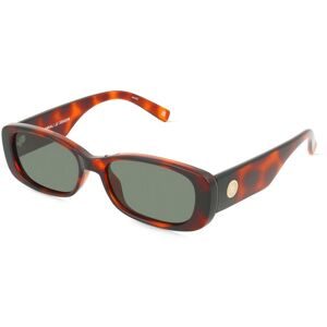 Tree Distribution GmbH Le Specs UNREAL! Unisex-Sonnenbrille Vollrand Quadratisch Kunststoff-Gestell, Havanna
