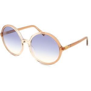 Luxottica Fashion Brillen Vertriebs GmbH Miu Miu 0MU B02S Damen-Sonnenbrille Vollrand Rund Acetat-Gestell, Braun