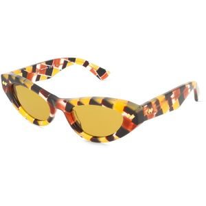 Kering Eyewear Spa Bottega Veneta BV1350S Damen-Sonnenbrille Vollrand Cat Eye Acetat-Gestell, Bunt