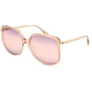 Kering Eyewear Spa Chloé CH0286S Damen-Sonnenbrille Vollrand Quadratisch Acetat-Gestell, Braun