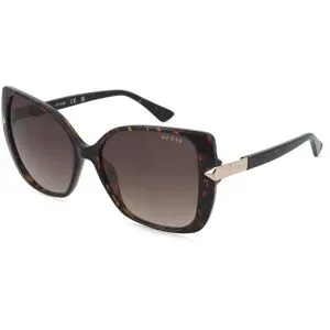 Marcolin Deutschland GmbH Guess GU7820 Damen-Sonnenbrille Vollrand Butterfly Kunststoff-Gestell, Havanna
