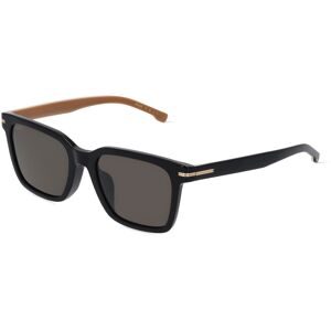 Safilo GmbH Boss 1540/F/SK Herren-Sonnenbrille Vollrand Quadratisch Acetat-Gestell, Schwarz