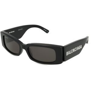 Kering Eyewear Spa Balenciaga BB0260S Unisex-Sonnenbrille Vollrand Quadratisch Acetat-Gestell, Schwarz