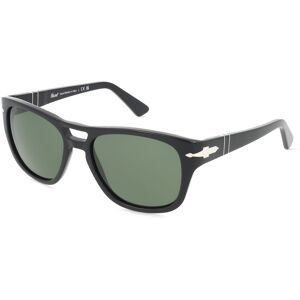 Luxottica Fashion Brillen Vertriebs GmbH Persol PO3366S Unisex-Sonnenbrille Vollrand Quadratisch Acetat-Gestell, Schwarz