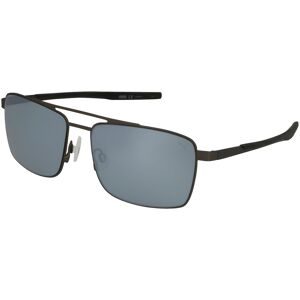 Kering Eyewear Spa Puma PU0222S Unisex-Sonnenbrille Vollrand Quadratisch Metall-Gestell, Schwarz