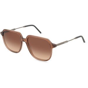 Luxottica Fashion Brillen Vertriebs GmbH Moncler ME6010 Unisex-Sonnenbrille Vollrand Pilot Acetat-Gestell, Braun