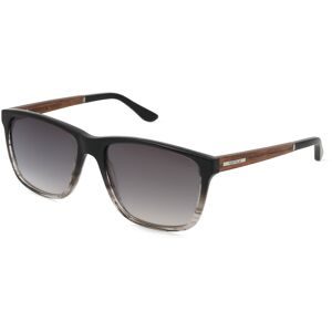 Masterdis Woodfellas 11716 FOCUS Herren-Sonnenbrille Vollrand Quadratisch Acetat-Gestell, Schwarz