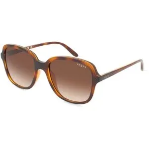 Luxottica Fashion Brillen Vertriebs GmbH Vogue VO5601S Damen-Sonnenbrille Vollrand Quadratisch Kunststoff-Gestell, Havanna