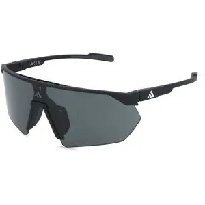 Marcolin Deutschland GmbH adidas SP0076 Damen-Sonnenbrille Halbrand Monoscheibe Kunststoff-Gestell, Schwarz