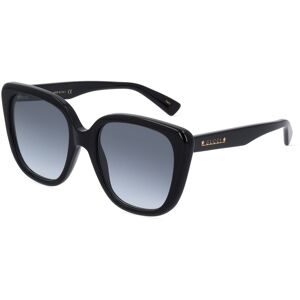 Kering Eyewear Spa Gucci GG1169S Unisex-Sonnenbrille Vollrand Butterfly Kunststoff-Gestell, Schwarz