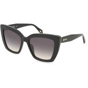 DE RIGO Vision D.A.CH. GmbH Just Cavalli SJC174 Damen-Sonnenbrille Vollrand Butterfly Kunststoff-Gestell, Schwarz