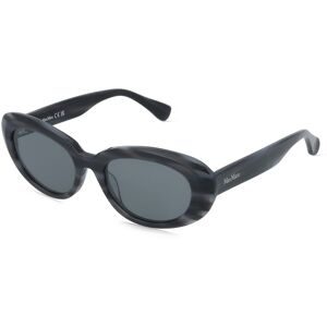 Marcolin Deutschland GmbH Max Mara MM0196 Damen-Sonnenbrille Vollrand Oval Acetat-Gestell, Braun