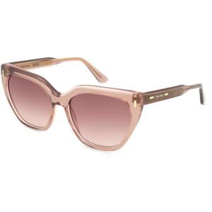 Marchon Germany GmbH Calvin Klein CK24535S Unisex-Sonnenbrille Vollrand Butterfly Acetat-Gestell, Beige