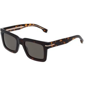Safilo GmbH Boss 1501/S Herren-Sonnenbrille Vollrand Quadratisch Acetat-Gestell, Schwarz