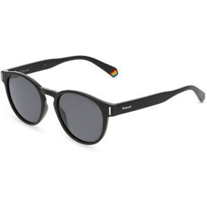 Safilo GmbH Polaroid PLD 6175/S Unisex-Sonnenbrille Vollrand Panto Kunststoff-Gestell, Schwarz