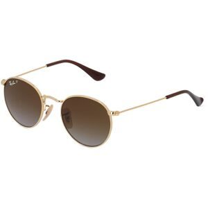 Luxottica Fashion Brillen Vertriebs GmbH Ray-Ban Junior RJ9547S Kinder-Sonnenbrille Vollrand Rund Metall-Gestell, Gold