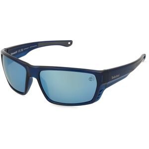 Marcolin Deutschland GmbH Timberland TB00002 Herren-Sonnenbrille Vollrand Quadratisch Kunststoff-Gestell, Blau