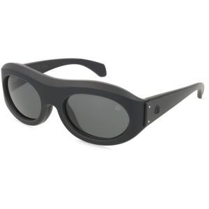 Luxottica Fashion Brillen Vertriebs GmbH Moncler 0ME8015U RAMILLON Unisex-Sonnenbrille Vollrand Oval Kunststoff-Gestell, Schwarz