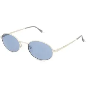 Zhangzhou Agilton Optical Co., Ltd. Fielmann MC 649 SUN CL BLAKE Unisex-Sonnenbrille Vollrand Oval Edelstahl-Gestell, Silber