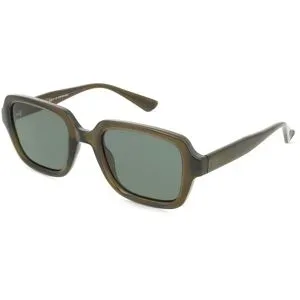 Eyestar Limited (China) Fielmann MI 060 SUN FA PATRICK Unisex-Sonnenbrille Vollrand Quadratisch Acetat Spritzguss-Gestell, Grün