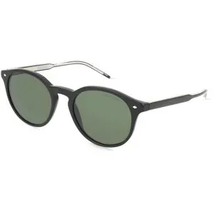 Luxottica Fashion Brillen Vertriebs GmbH Giorgio Armani 0AR8211 Herren-Sonnenbrille Vollrand Panto Acetat-Gestell, Schwarz