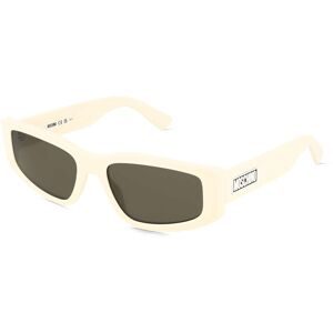 Safilo GmbH Moschino MOS186/S Unisex-Sonnenbrille Vollrand Eckig Metall-Gestell, Beige