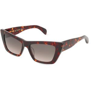 Safilo GmbH Rag & Bone 205926 Damen-Sonnenbrille Vollrand Eckig Acetat-Gestell, Havanna