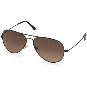 Wenzhou Bada Optical Co. , LTD Fielmann BD 277 SUN CL Unisex-Sonnenbrille Vollrand Pilot Edelstahl-Gestell, Grau