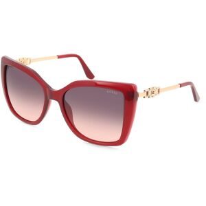 Marcolin Deutschland GmbH Guess GU00266 Damen-Sonnenbrille Vollrand Quadratisch Kunststoff-Gestell, Rot