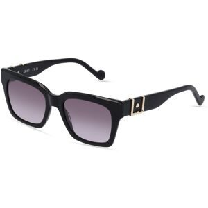 Marchon Germany GmbH Liu Jo LJ759S Unisex-Sonnenbrille Vollrand Quadratisch Kunststoff-Gestell, Schwarz