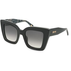 DE RIGO Vision D.A.CH. GmbH Just Cavalli SJC142 Damen-Sonnenbrille Vollrand Quadratisch Kunststoff-Gestell, Schwarz