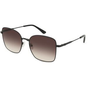 Marchon Germany GmbH Calvin Klein CK23100S Unisex-Sonnenbrille Vollrand Quadratisch Metall-Gestell, Schwarz