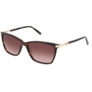 Marchon Germany GmbH DKNY DK539S Unisex-Sonnenbrille Vollrand Quadratisch Acetat-Gestell, Havanna