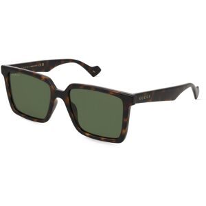 Kering Eyewear Spa Gucci GG1540S Unisex-Sonnenbrille Vollrand Quadratisch Kunststoff-Gestell, Havanna