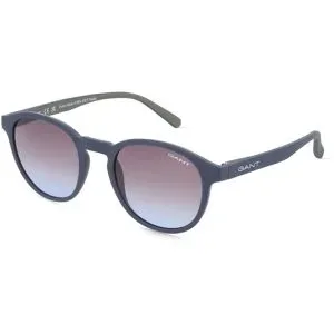 Marcolin Deutschland GmbH Gant GANT GA7234 Unisex-Sonnenbrille Vollrand Quadratisch Acetat-Gestell, Blau