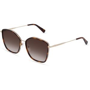 Marchon Germany GmbH Longchamp LO685S Unisex-Sonnenbrille Vollrand Butterfly Metall-Gestell, Havanna