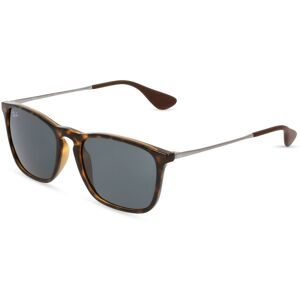 Luxottica Fashion Brillen Vertriebs GmbH Ray-Ban RB 4187 CHRIS Herren-Sonnenbrille Vollrand Quadratisch Kunststoff-Gestell, Havanna
