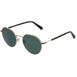 Marcolin Deutschland GmbH Gant GA7211 Unisex-Sonnenbrille Vollrand Oval Metall-Gestell, Schwarz