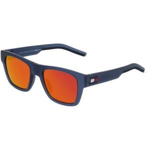 Safilo GmbH Tommy Hilfiger Eyewear TH 1975/S Herren-Sonnenbrille Vollrand Quadratisch Kunststoff-Gestell, Blau
