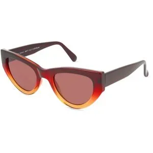 Suncute Industries Co., Ltd. Fielmann MC 630 SUN FA AMY II Damen-Sonnenbrille Vollrand Butterfly Acetat Spritzguss-Gestell, Rot