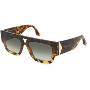 Marchon Germany GmbH Victoria Beckham VB651S Unisex-Sonnenbrille Vollrand Quadratisch Acetat-Gestell, Havanna