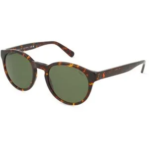 Luxottica Fashion Brillen Vertriebs GmbH Polo Ralph Lauren 0PH4192 Herren-Sonnenbrille Vollrand Rund Acetat-Gestell, Havanna