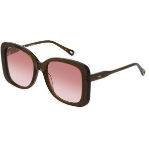 Kering Eyewear Spa Chloé CH0125S Damen-Sonnenbrille Vollrand Butterfly Acetat-Gestell, Grün