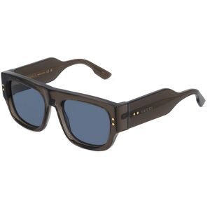 Kering Eyewear Spa Gucci GG1262S Herren-Sonnenbrille Vollrand Quadratisch Kunststoff-Gestell, Grau