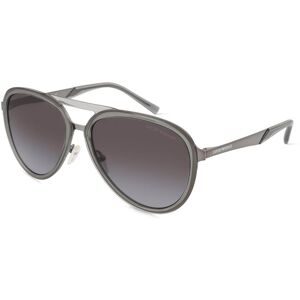 Luxottica Fashion Brillen Vertriebs GmbH Emporio Armani EA2145 Herren-Sonnenbrille Vollrand Pilot Metall-Gestell, Grau